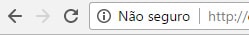 Site sem SSL e HTTPS